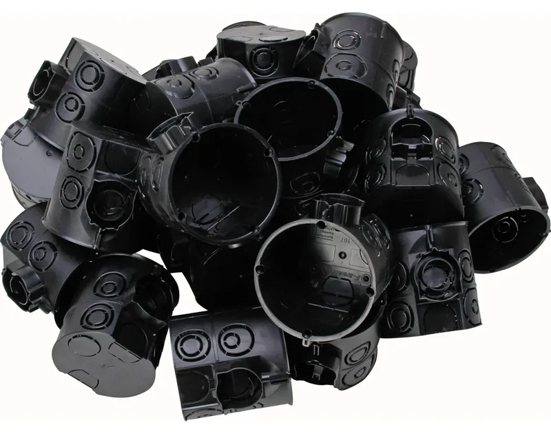 Kopp UP Abzweigdose Ø70 mm 35 mm IP20 Schwarz 343000048 25 Stück