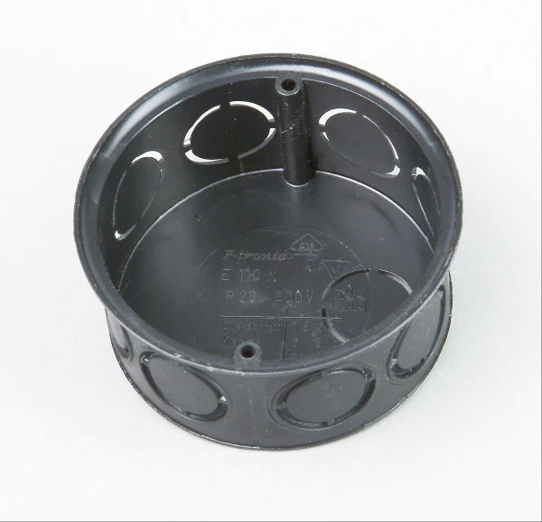 Kopp Abzweigdose Unterputz Ø70 mm 36 mm tief Schwarz Verteilerdose 23 Stück