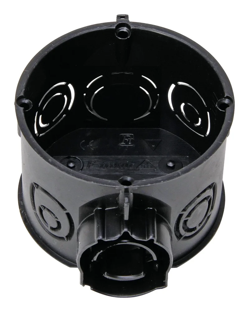 Kopp UP Gerätedose Ø60 mm 45/46 mm Schwarz IP20 340100000 20 Stück