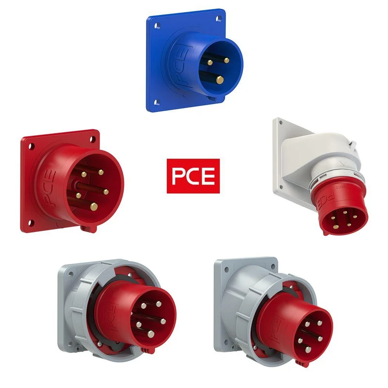 CEE Anbaugerätestecker 16A - 125A | 230V - 400V | IP44 - IP67 | verschiedene Typen - PCE