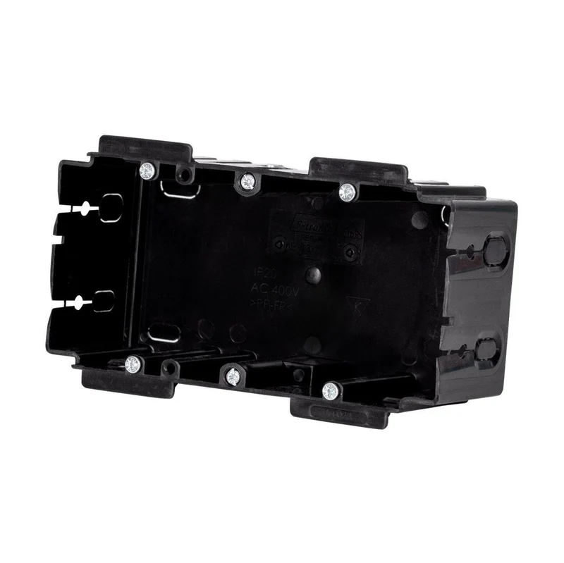 GEWISS Brüstungskanal 70x100/130/170 - 2m mit Zubehör & Schalterprogramm ProLine55 Anthrazit