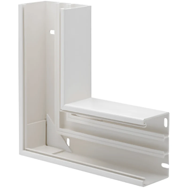 GEWISS Brüstungskanal 70x100/130/170 - 2m mit Zubehör & Schalterprogramm ProLine55 Anthrazit