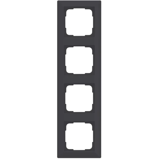GEWISS Brüstungskanal 70x100/130/170 - 2m mit Zubehör & Schalterprogramm ProLine55 Anthrazit