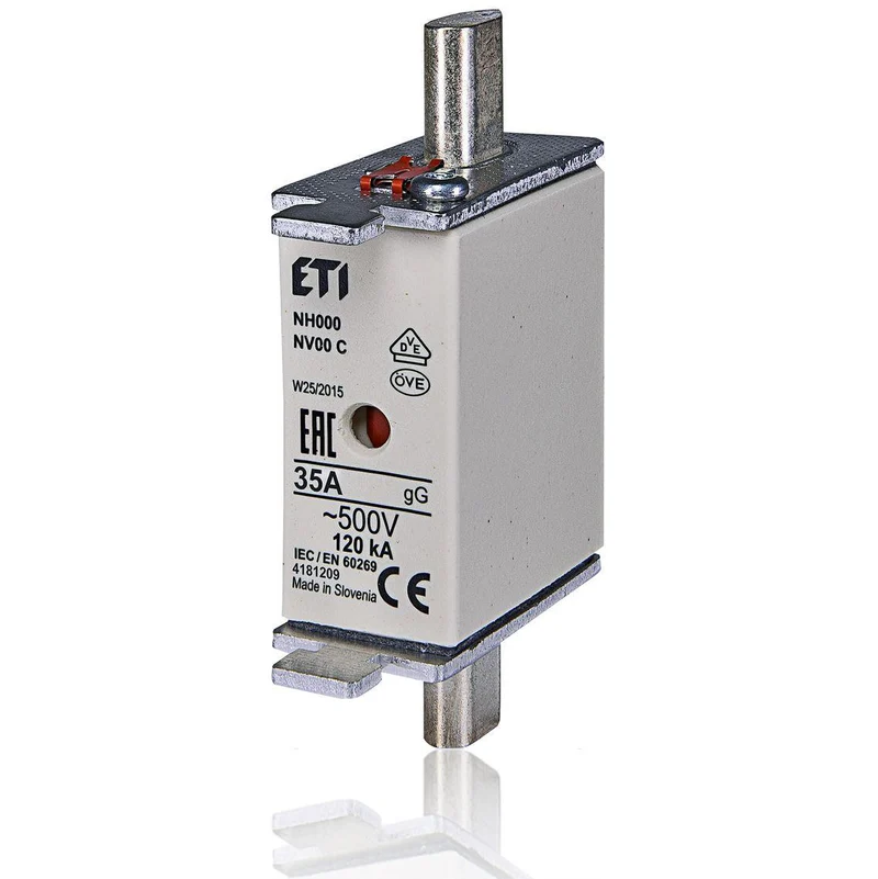 NH-Sicherung Messersicherung | 16A - 100A | Größe: 00 - bis 500V