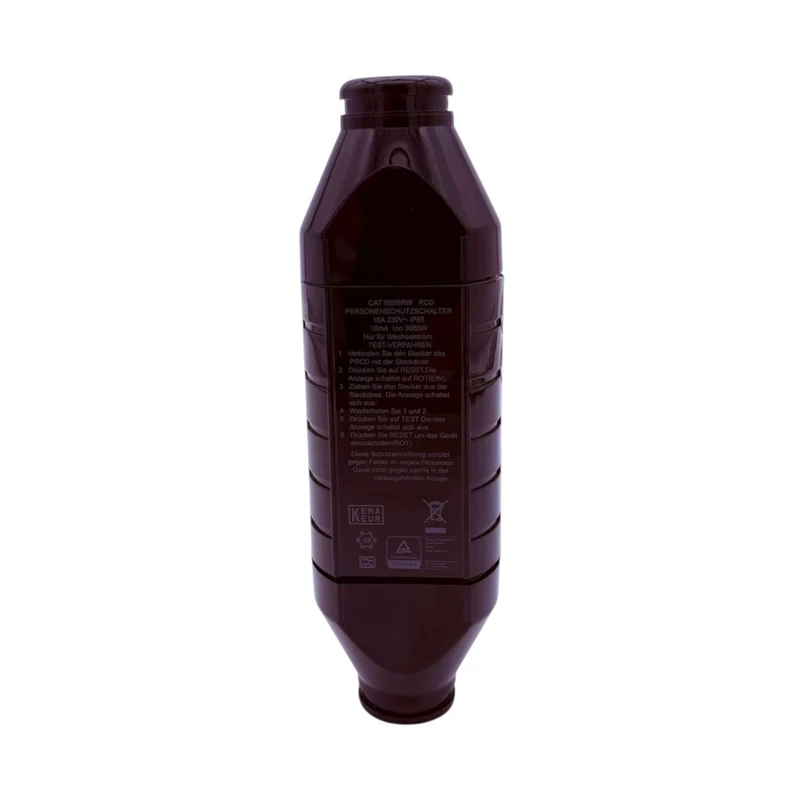Personenschutz-Adapter PRCD 16A 230V IP55 - schwarz