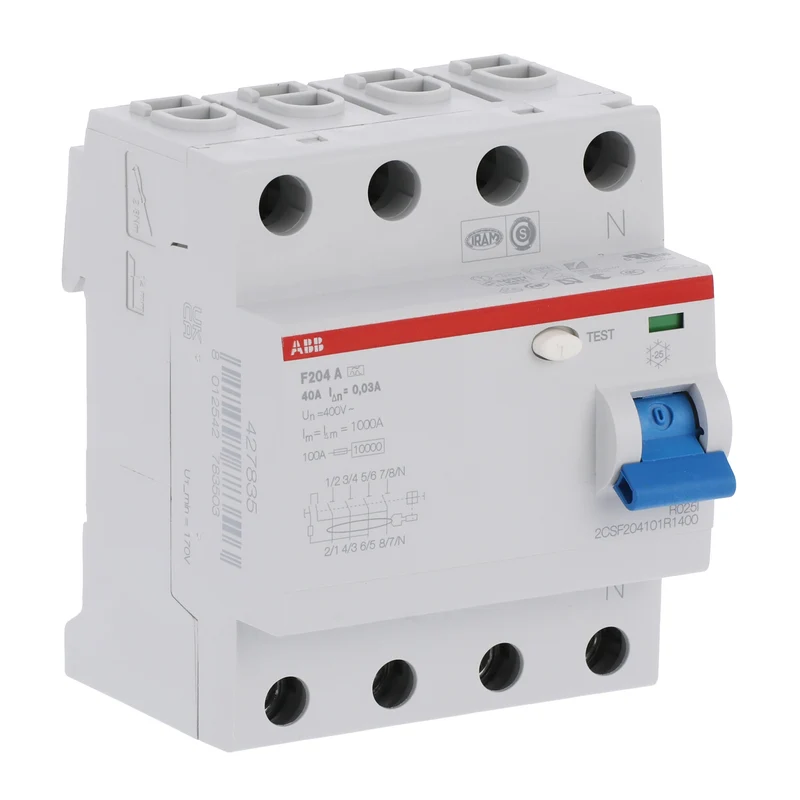 ABB FI F204 A-40/0.03A Fehlerstrom-Schutzschalter, 2CSF204101R1400