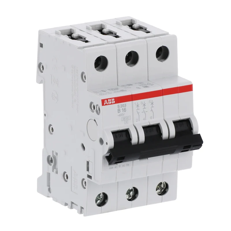 ABB S203-B16 Sicherungsautomat - 3P - B - 16 A, 2CDS253001R0165