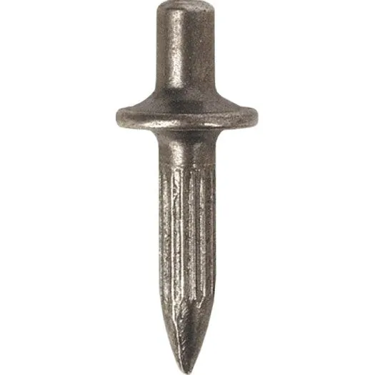 DEWIT 950776 Fixpin 4x22mm, großer Kragen, geriffelter Schaft, 200 Stück