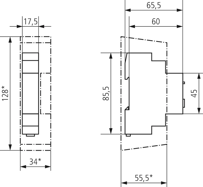 THEBEN 0060003 Treppenlicht-Zeitschalter ELPA 6 plus