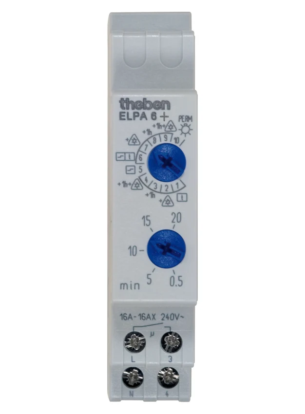 THEBEN 0060003 Treppenlicht-Zeitschalter ELPA 6 plus
