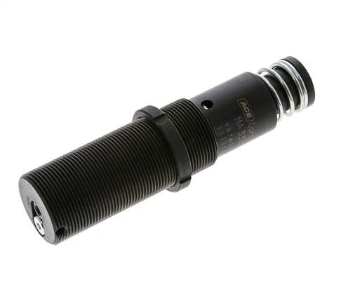 ACE Standard-Einstellbarer Industriestoßdämpfer M 33x1.5, 25 mm Hub - MA3325EUM