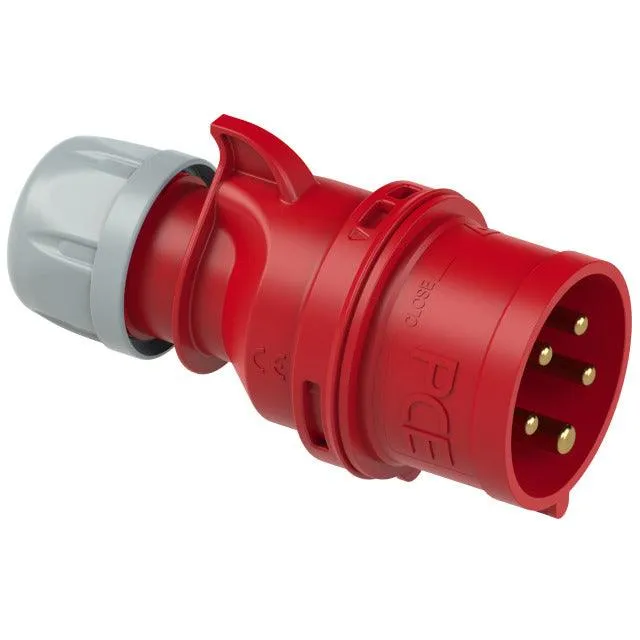 CEE Stecker IP 44, 5-polig, 400 V, 6 h, 16 A, PCE 015-6