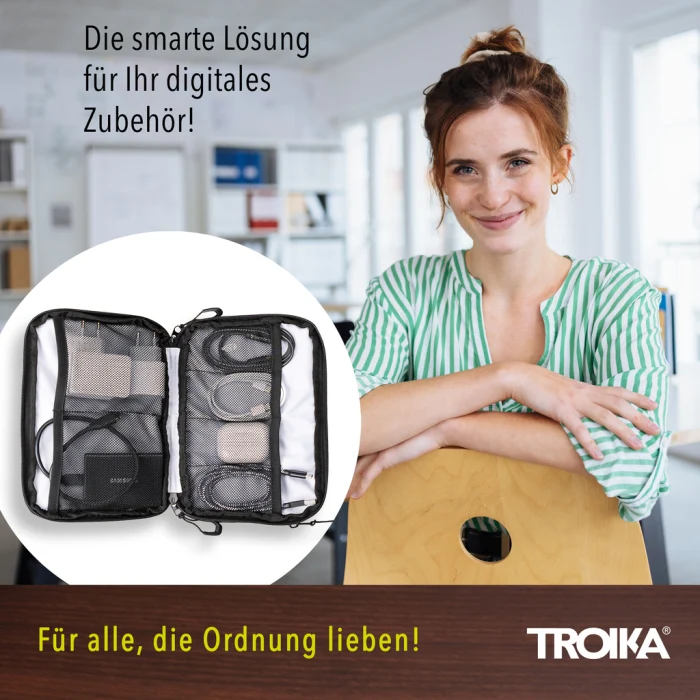 TROIKA BLACK TECH POUCH 2