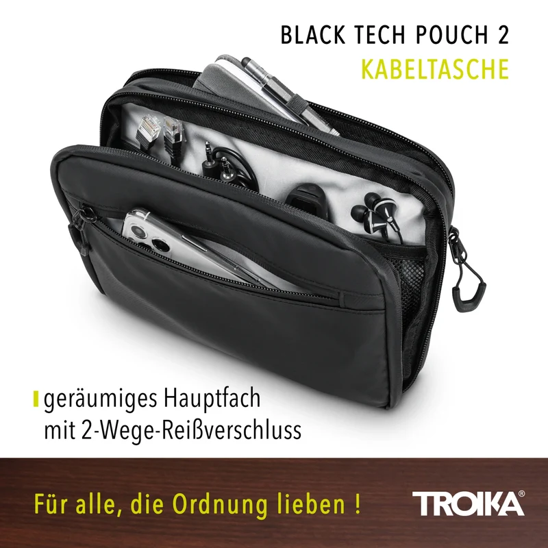 TROIKA BLACK TECH POUCH 2