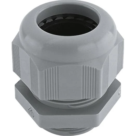 Kabelverschraubung, M25x1,5, Gewinde: kurz (10mm), hellgrau, 25 Stück