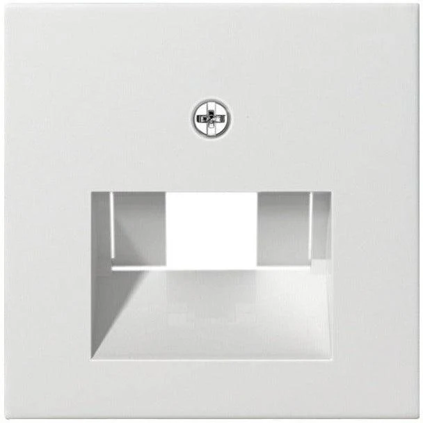 GIRA 027027 Abdeckung UAE/IAE + Netzwerk, System 55, Reinweiß glänzend