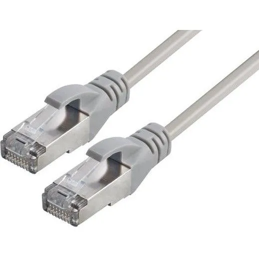 Patchkabel CAT6A grau, 3, 0 m, RJ45 Stecker, Netzkabel
