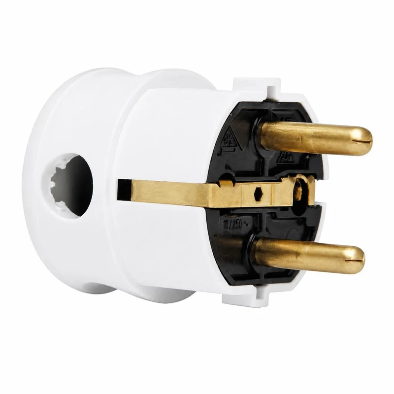 Kopp Schutzkontakt-Winkelstecker, 1 Stück