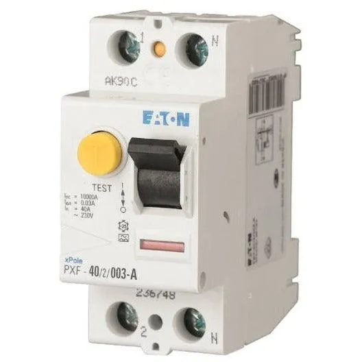 EATON PXF-25/2/003-A - FI-Schalter, 25A, 2p, 30mA, Typ A, 236744