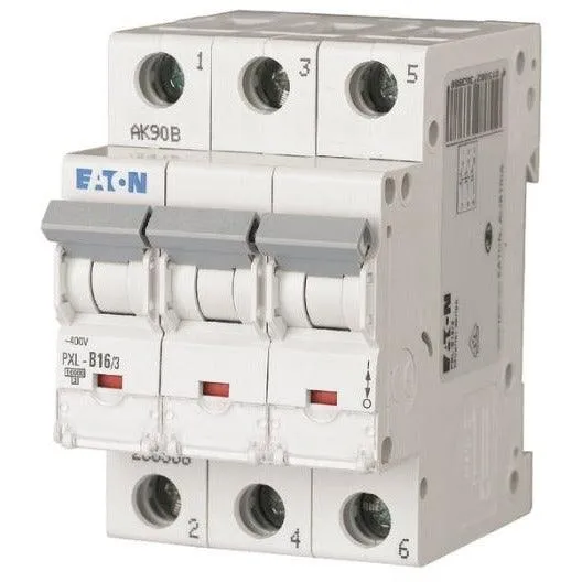 EATON PXL-B16/3 - Leitungsschutzschalter, 16 A, 3p, Charakteristik: B, 236388