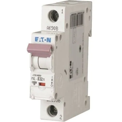 EATON PXL-B32/1 - Leitungsschutzschalter, 32 A, 1p, Charakteristik: B, 236036