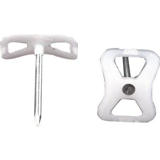 DEWIT 917437 Nagelscheibe mit verzinktem Stahlnagel 3.5 X 50MM, 100 Stück