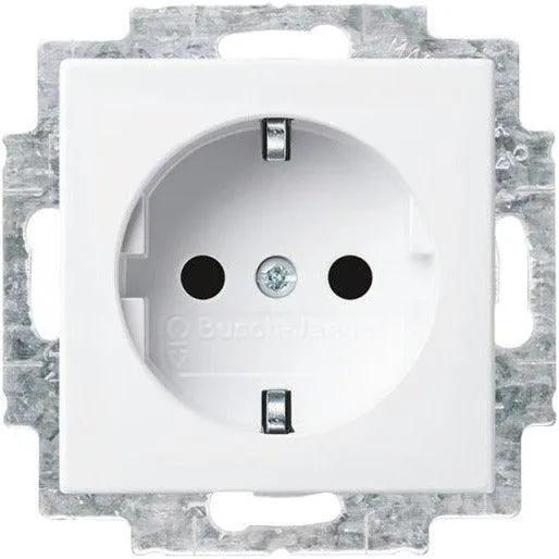 Busch Jäger 2CKA002011A6232 SCHUKO Steckdose balance SI alpinweiß (20 EUC-914)