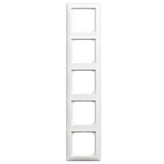Busch Jäger 2CKA001725A1562 Abdeckrahmen 5-fach balance SI alpinweiß (1725-914)
