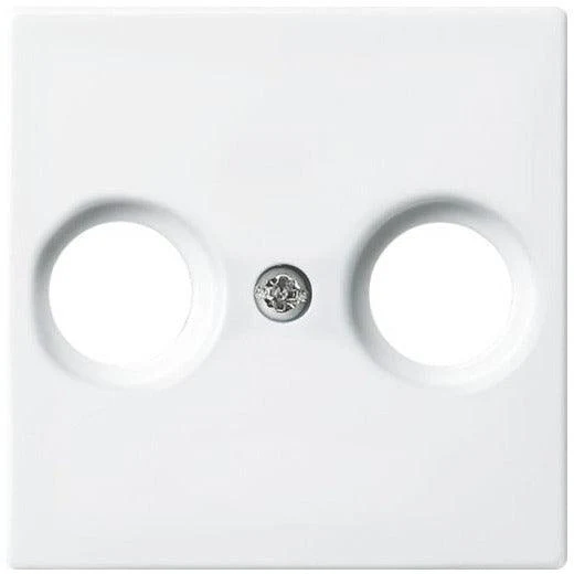 Busch Jäger 2CKA001724A4334 TV Abdeckung 2-fach balance SI alpinweiß (2531-914)