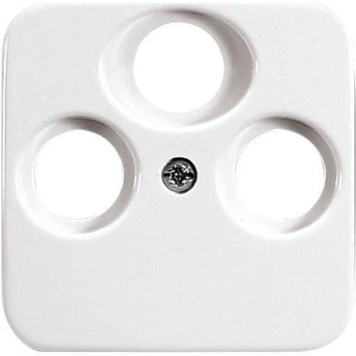 Busch Jäger 2CKA001724A1754 TV Abdeckung 3-fach Reflex SI alpinweiß (1743-03-214)
