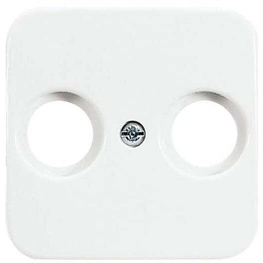Busch Jäger 2CKA001724A0897 TV Abdeckung 2-fach Reflex SI alpinweiß (2531-214)