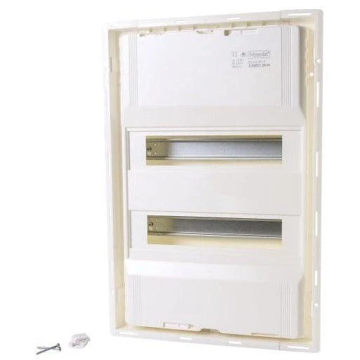 F-TRONIC 7250017 UP-Hohlwand-Verteilerkasten 24 TE, Hohlwand nur mit Einbausatz 7290079