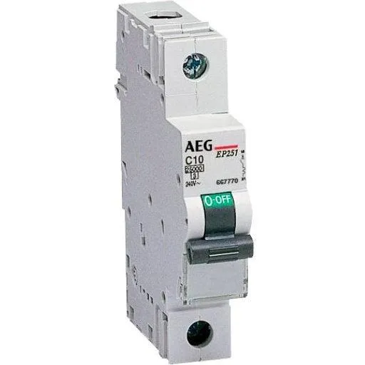 AEG Leitungsschutzschalter 1-polig "EP 61" B, 20 A 4TQA667132R0000