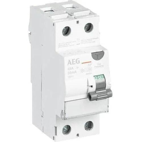AEG FP A 2 40/030 - FI-Schalter 2P Typ A 40A, 30mA, 2TE, 4TQA603339R0000