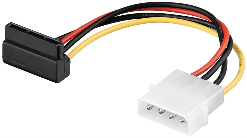 PC-Stromkabel/Stromadapter, 5.25-Stecker zu SATA 90°