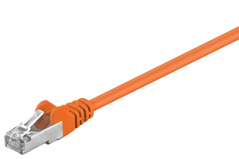CAT 5e Patchkabel, SF/UTP, orange