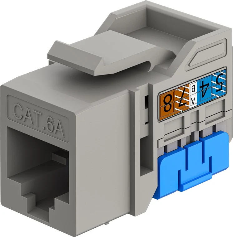Keystone-Modul RJ45 CAT 6A, UTP, Slim & Short