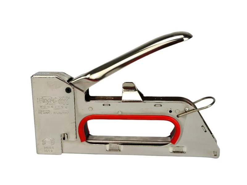 Rapid Handtacker R153, Tacker für Holz und Stoffe, Kompakt, Komplett aus Stahl, für Klammern Typ 53, 4-8mm