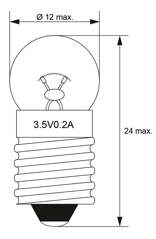 Taschenlampen-Kugel, 0,7 W