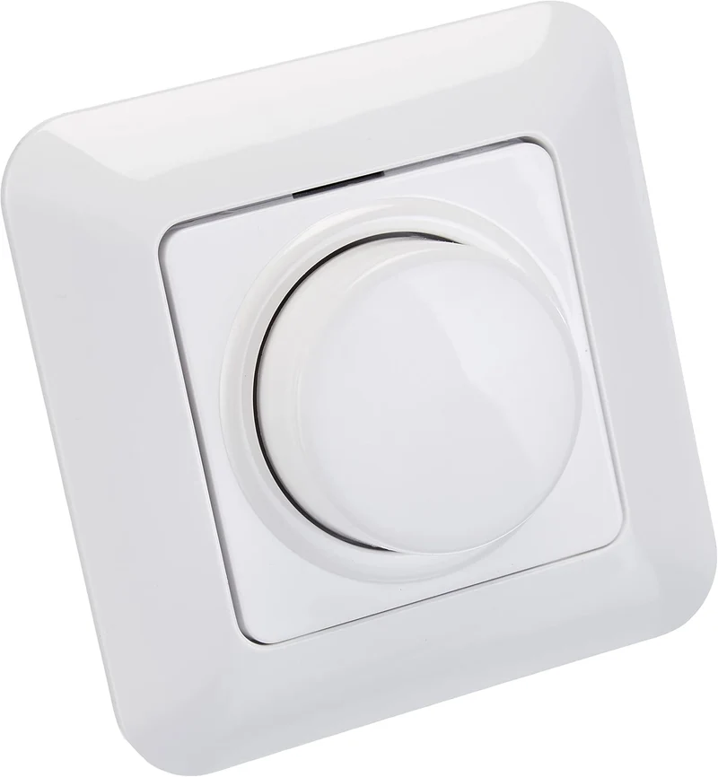 Kopp 844902012 LED Komplettgerät Phasenanschnitts-Dimmer, Schalterprogramm arktis-weiß