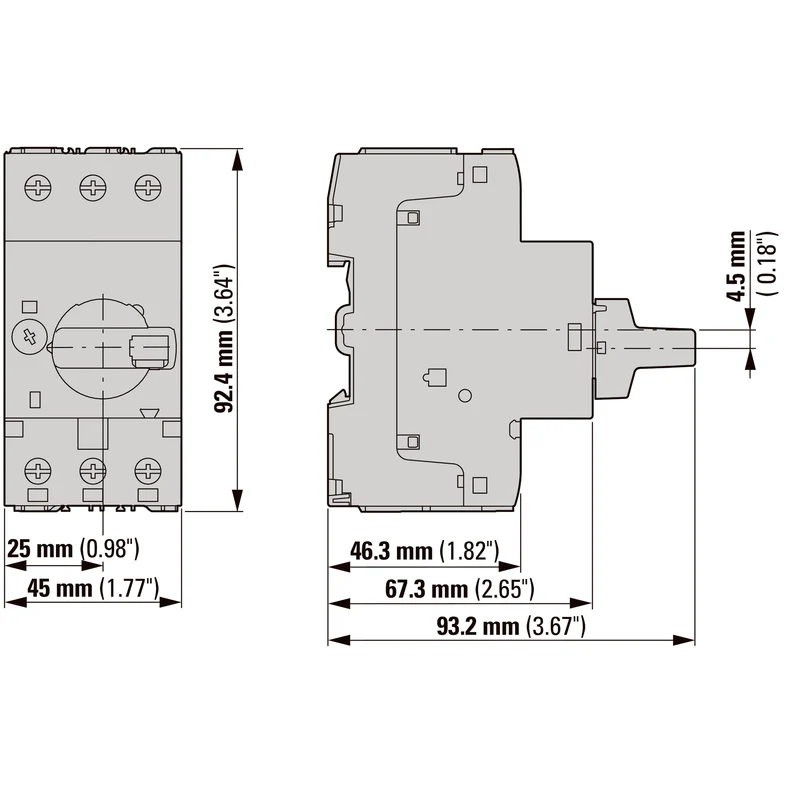Eaton PKZM0 Motorschutzschalter 0.1-0.16A - 072730