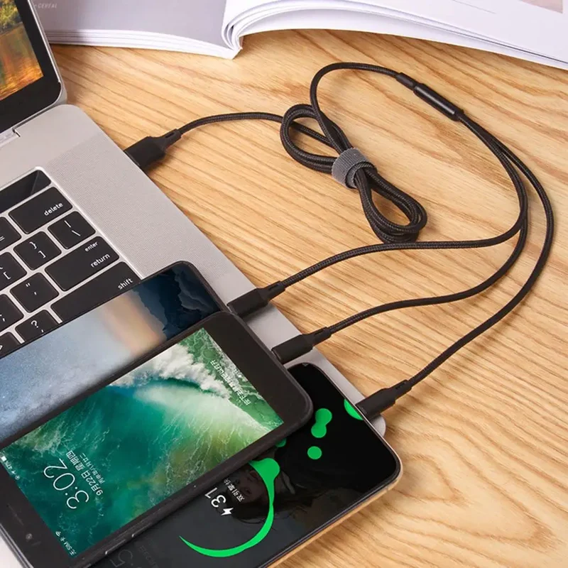 FlexCharge 3-in-1 Kabel – Stark, Praktisch und Universell