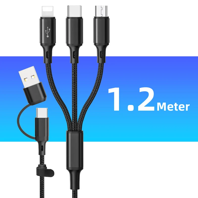 FlexCharge 3-in-1 Kabel – Stark, Praktisch und Universell