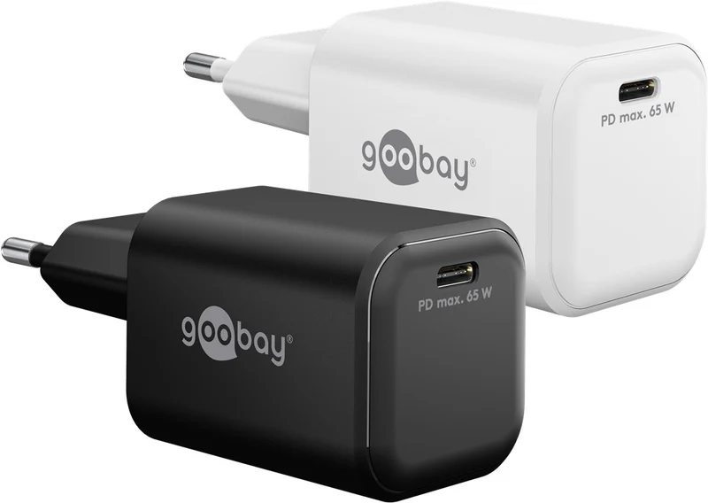 USB-C™ PD GaN Schnellladegerät Nano (65 W) weiß