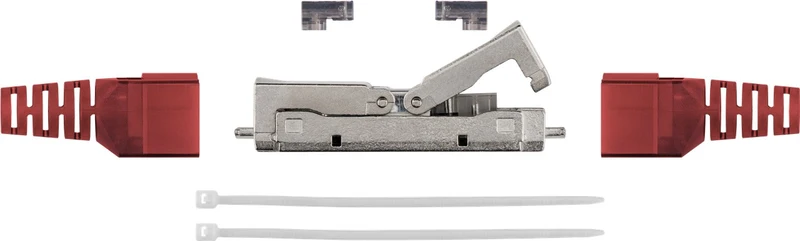 Werkzeugloser Kabelverbinder "Slim" CAT 6, STP geschirmt