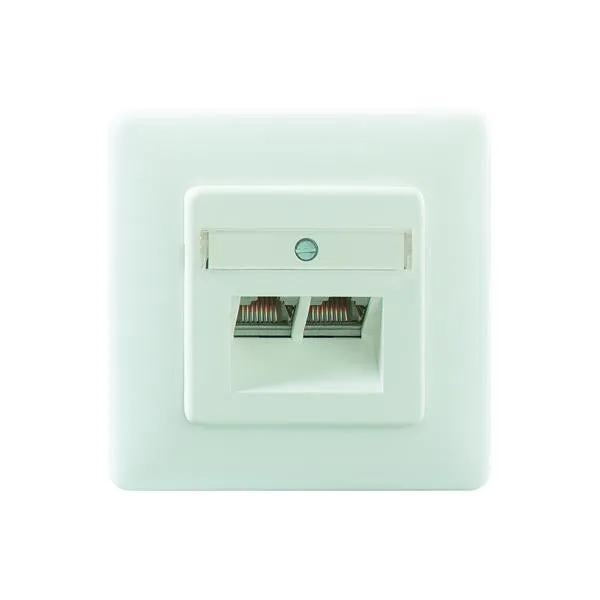 RUTENBECK 136112070 Kommunikationsanschlussdose Kupfer UAE-Cat.6A iso-8/8 Up rw