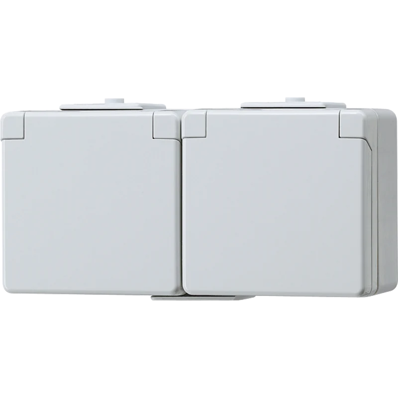 Jung WG600 Wandsteckdosenbox (WCD-Schaltanlage) (Europäische Steckdose) - 622NW