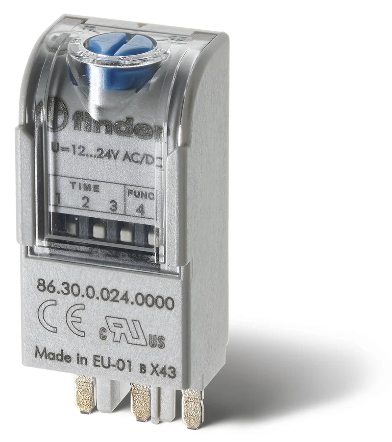 Finder 86.30 Multifunktions-Timer-Modul 12-24V AC/DC - 86.30.0.024.0000