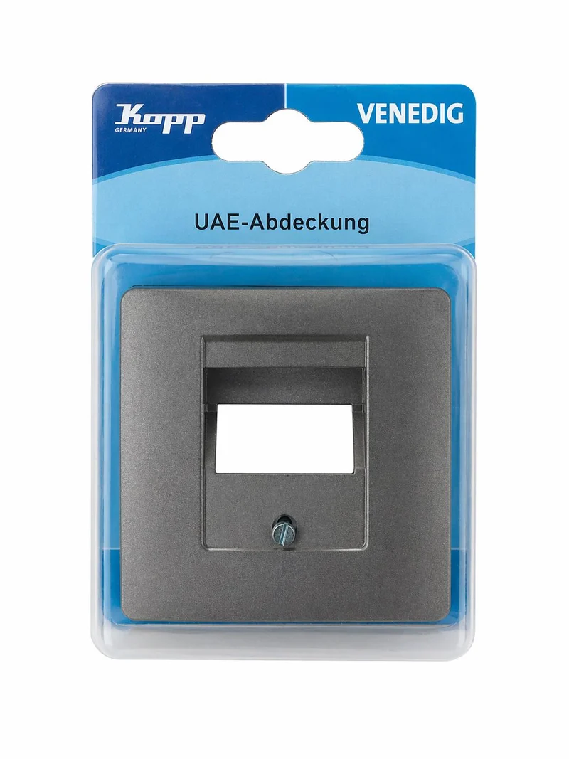 Kopp UAE-Abdeckung, 1 Stück, platin, 328343180 Venedig