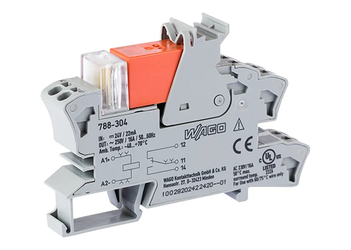 Wago 788-304 Relaismodul 24VDC Einzelumstellung - 788-304